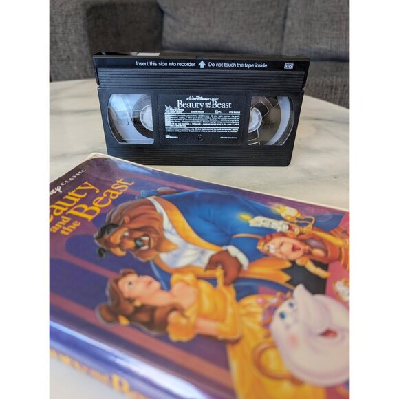 Vintage Disney Beauty and the Beast and Fox and the Hound Black Diamond VHS - Picture 3 of 4